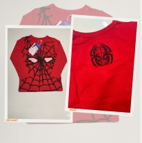 Haut Spiderman rouge